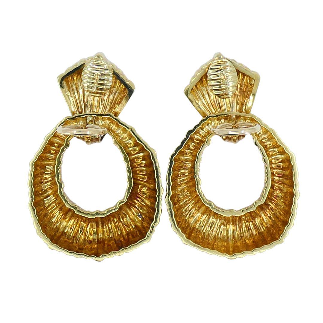 Boucles d'oreilles à clip en or 18k Van Cleef & Arpels des années 1970 en vente 7