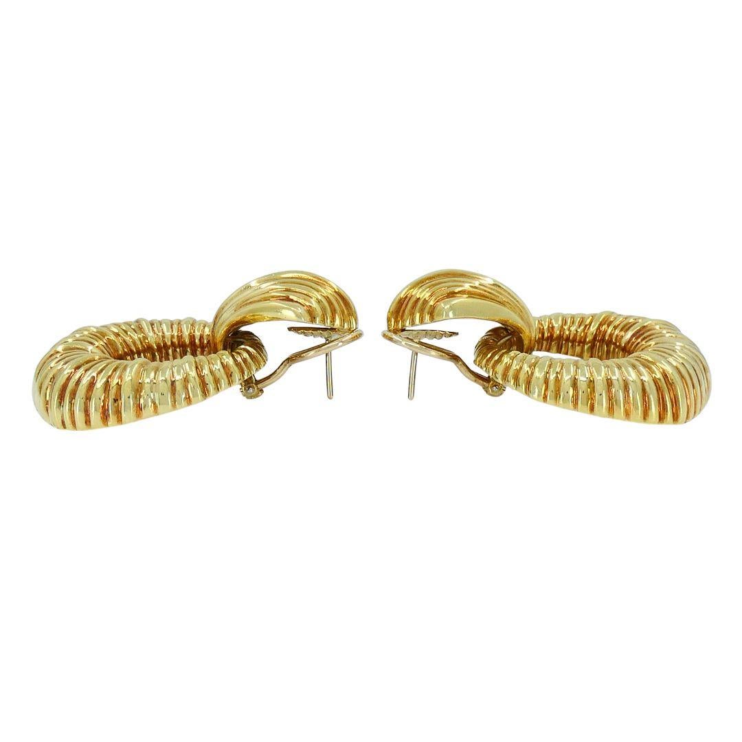 Boucles d'oreilles à clip en or 18k Van Cleef & Arpels des années 1970 en vente 1