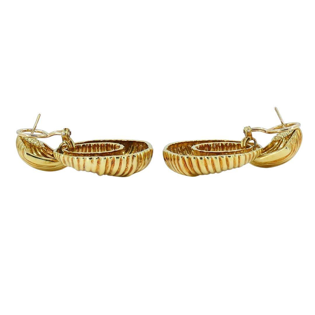 Boucles d'oreilles à clip en or 18k Van Cleef & Arpels des années 1970 en vente 4