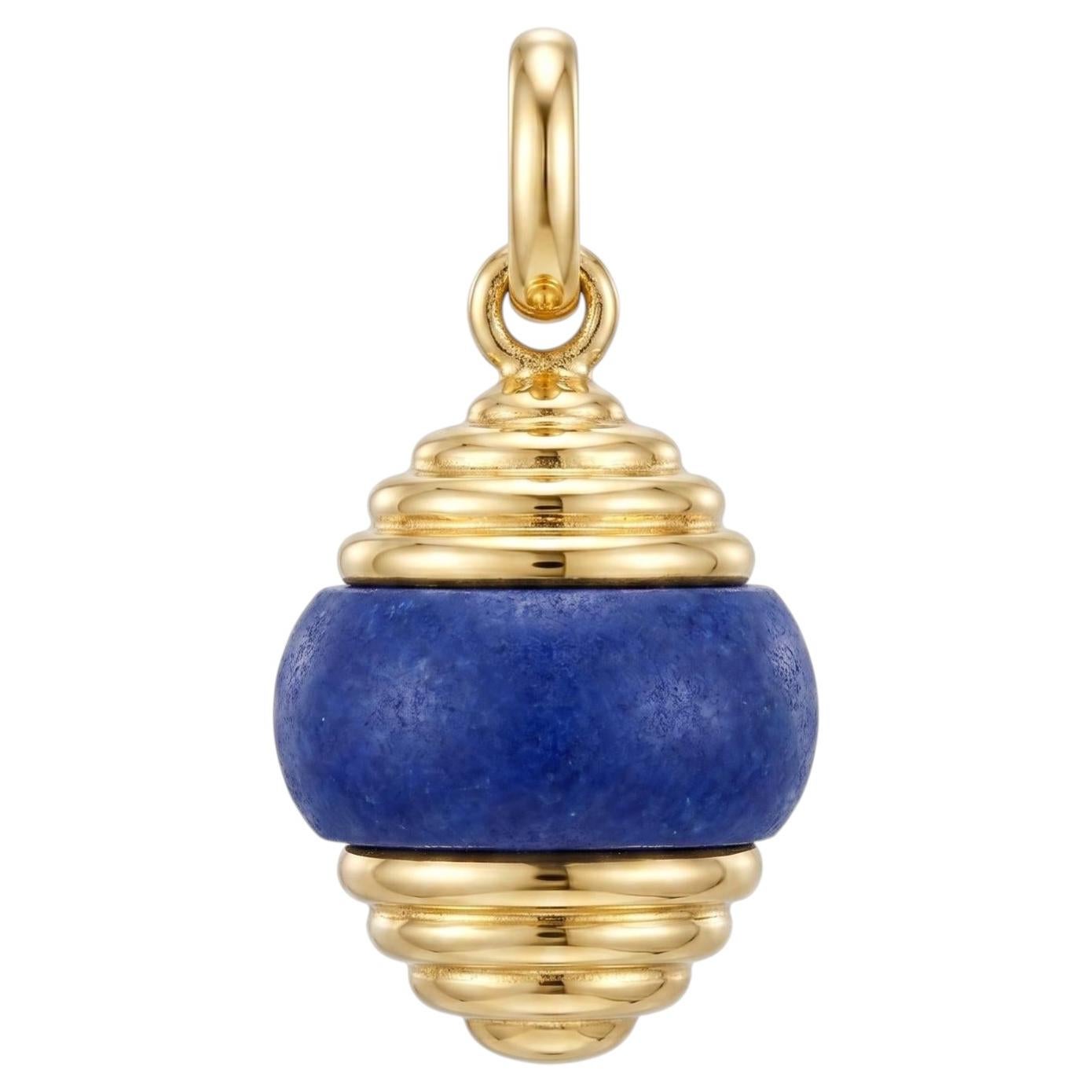 1970s Van Cleef & Arpels Lapis Lazuli Pendant For Sale