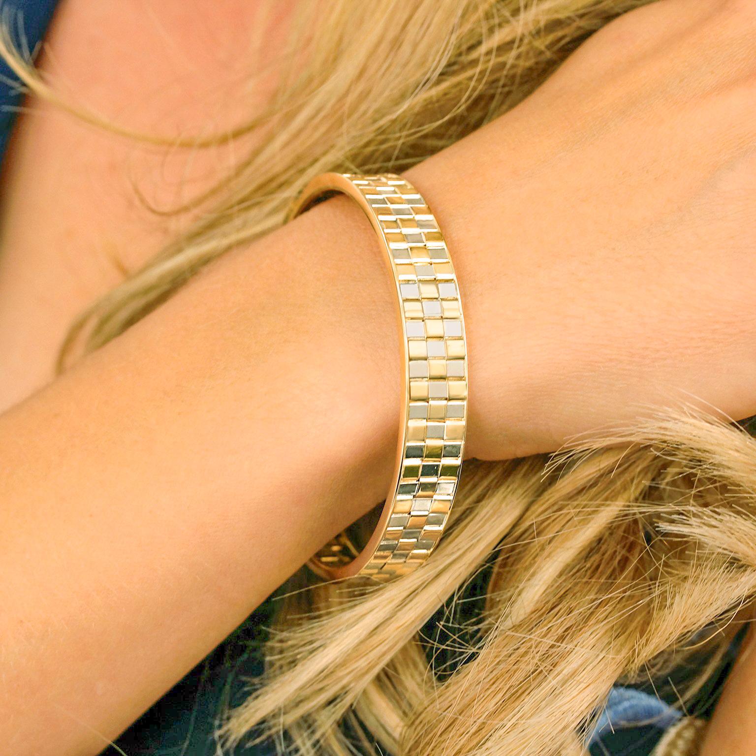 Femenino o masculino 1970 Van Cleef & Arpels Mod Pulsera brazalete de oro en venta