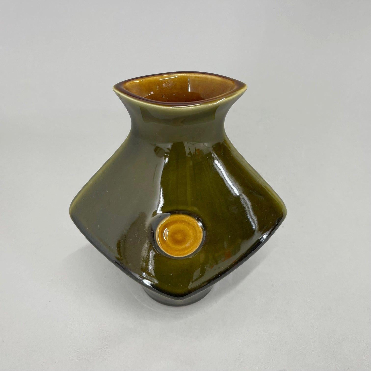 Glazed 1970's Vase by Ditmar Urbach, Czechoslovakia For Sale