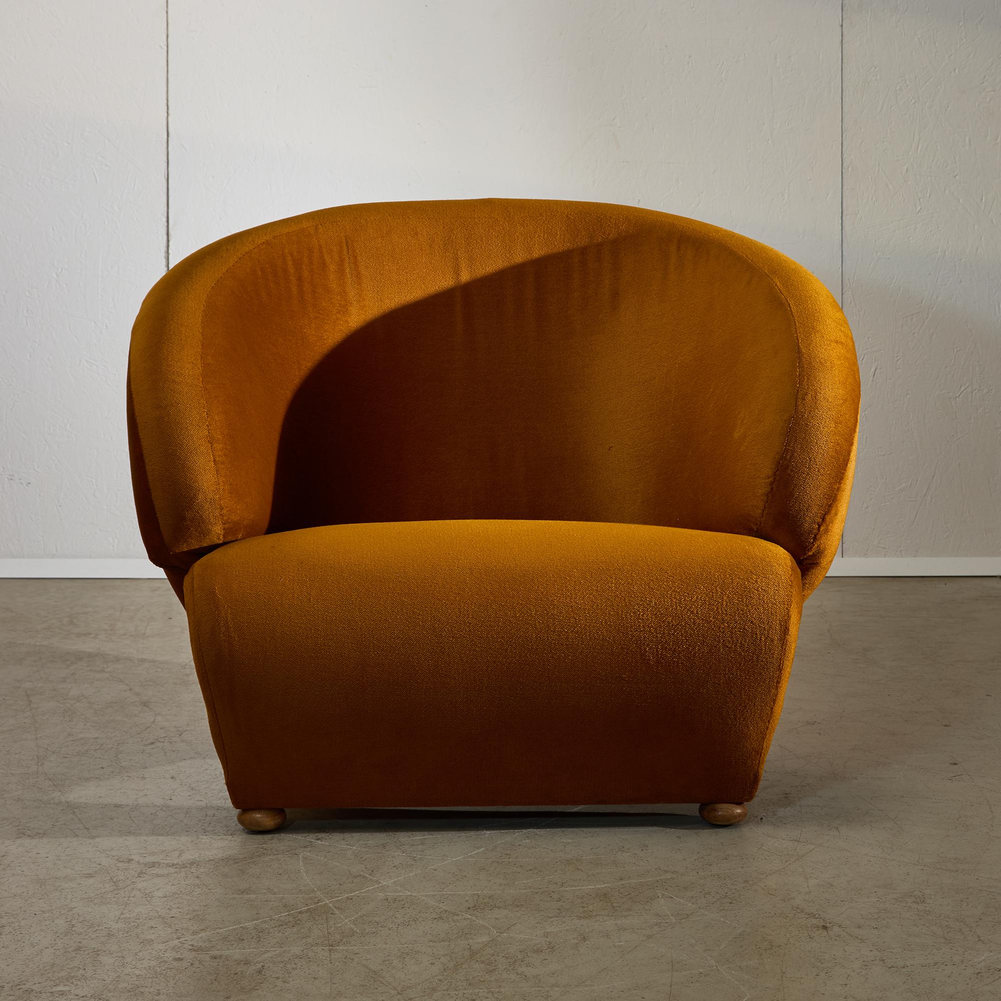 Sofá de terciopelo de los años 70 de Sandor Bedecs 6