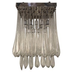 1970s Venini Gocce Chandelier designed by Ludovico Diaz de Santillana