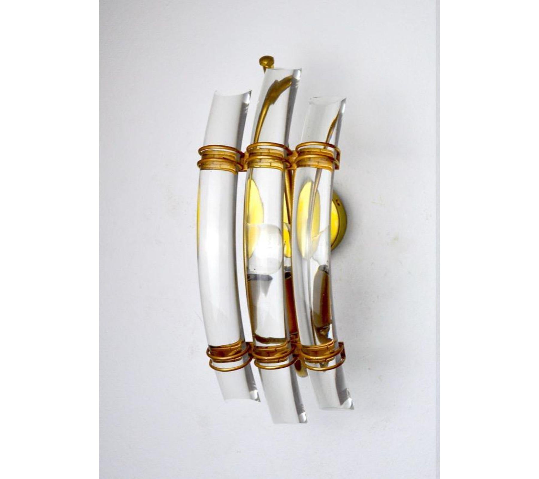 1970s Venini Wall Lamp, Italy For Sale 2