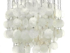 Verner Panton attribué au plafonnier « Fun » en nacre des années 1970