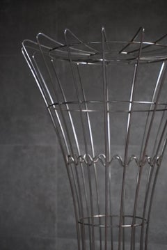 porte-manteau autoportant chromé Verner Panton des années 1970