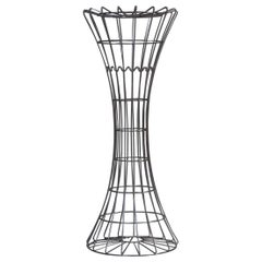 1970er Verner Panton Verchromter freistehender Kleiderständer