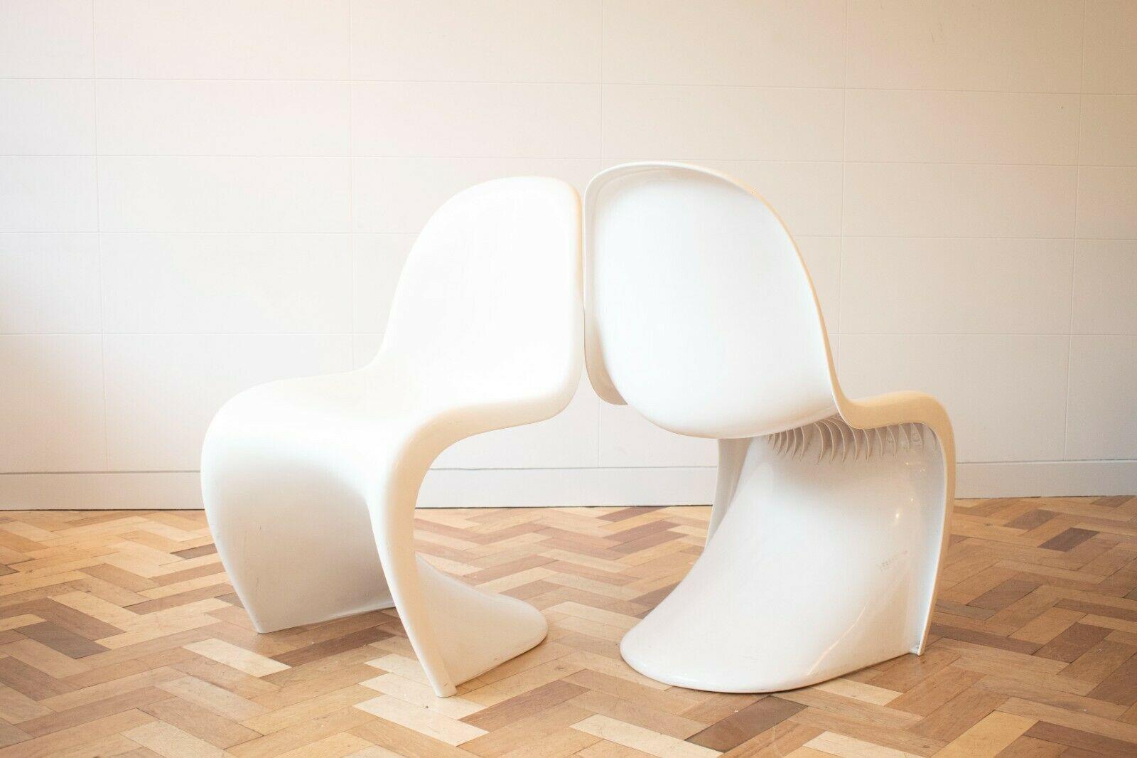 Beistell-/Esszimmerstühle von Verner Panton für Herman Miller, Modernismus, 1970er Jahre im Zustand „Gut“ in London, GB