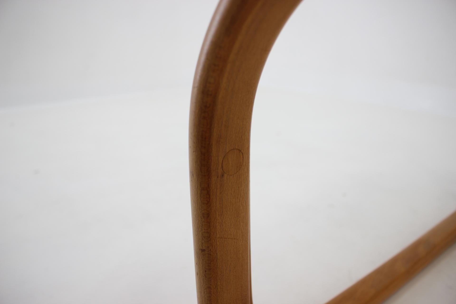 1970s Very Rare Jan Bočan Bentwood Coffee Table, Czechoslovakia 1