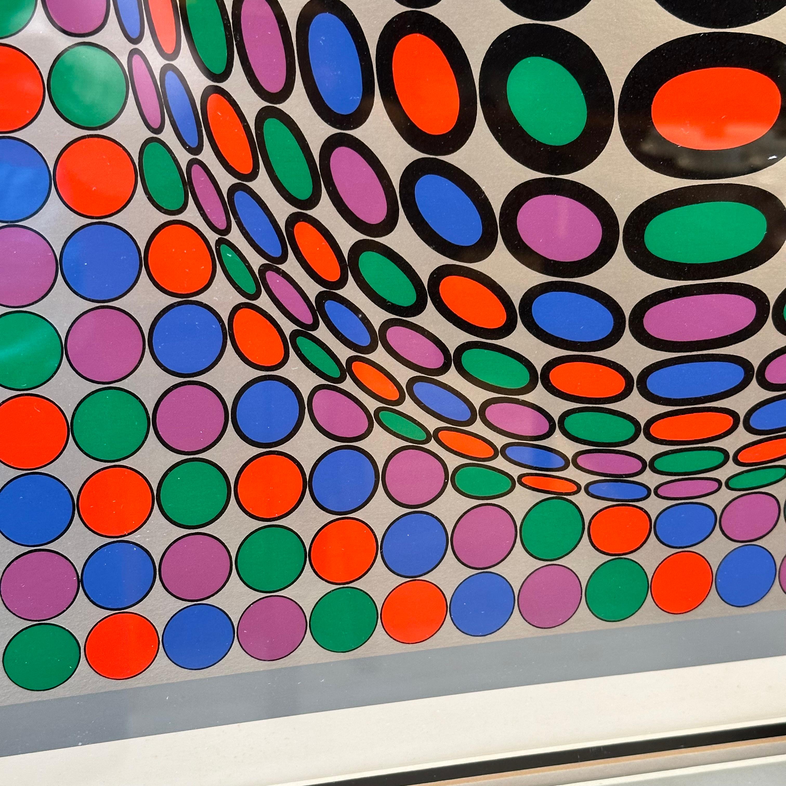 1970s Victor Vasarely Op Art 