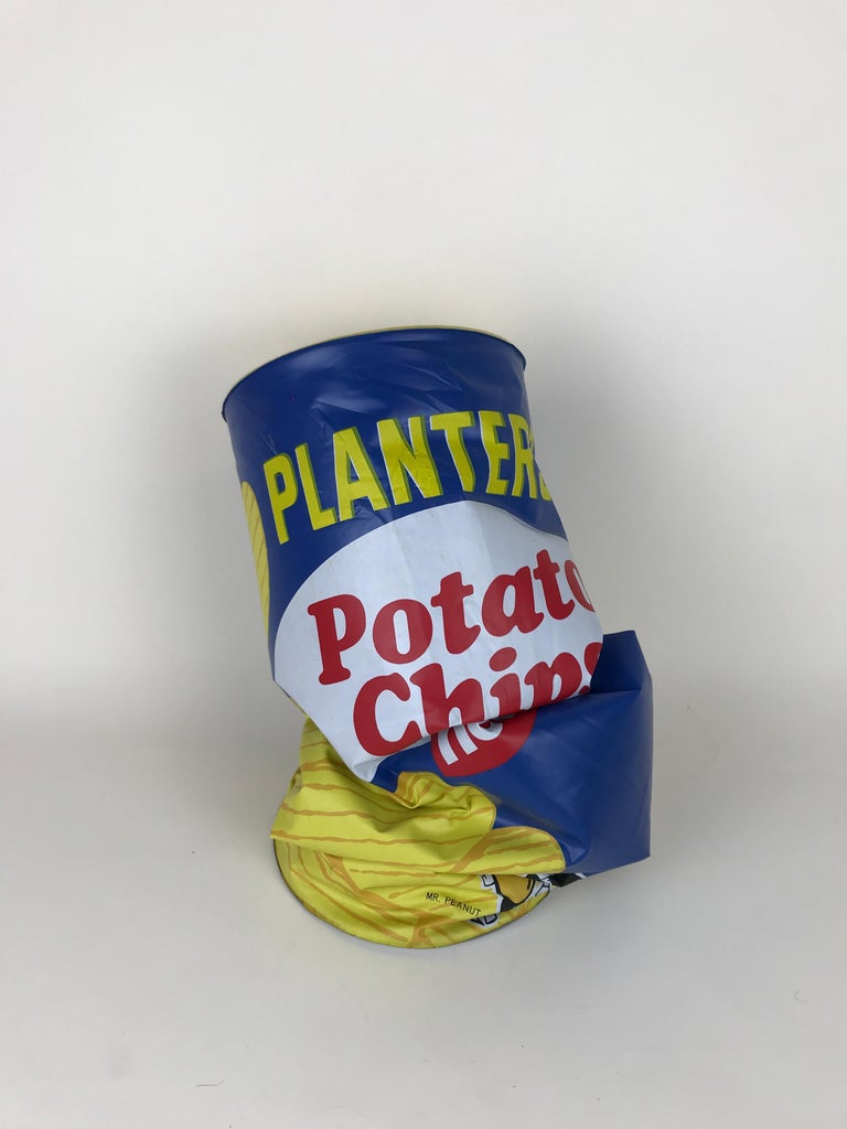 1970s Vintage Advertising Inflatable Planters Stackable Potato Chips