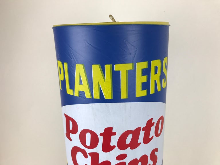 1970s Vintage Advertising Inflatable Planters Stackable Potato Chips