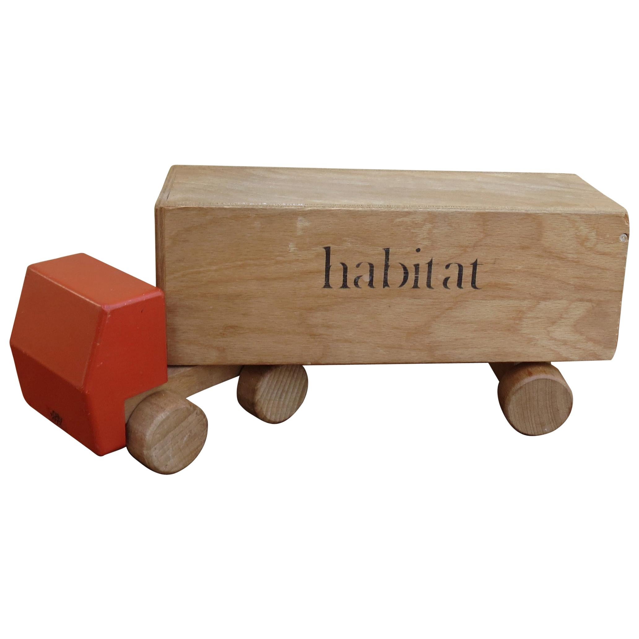 wooden toy lorry