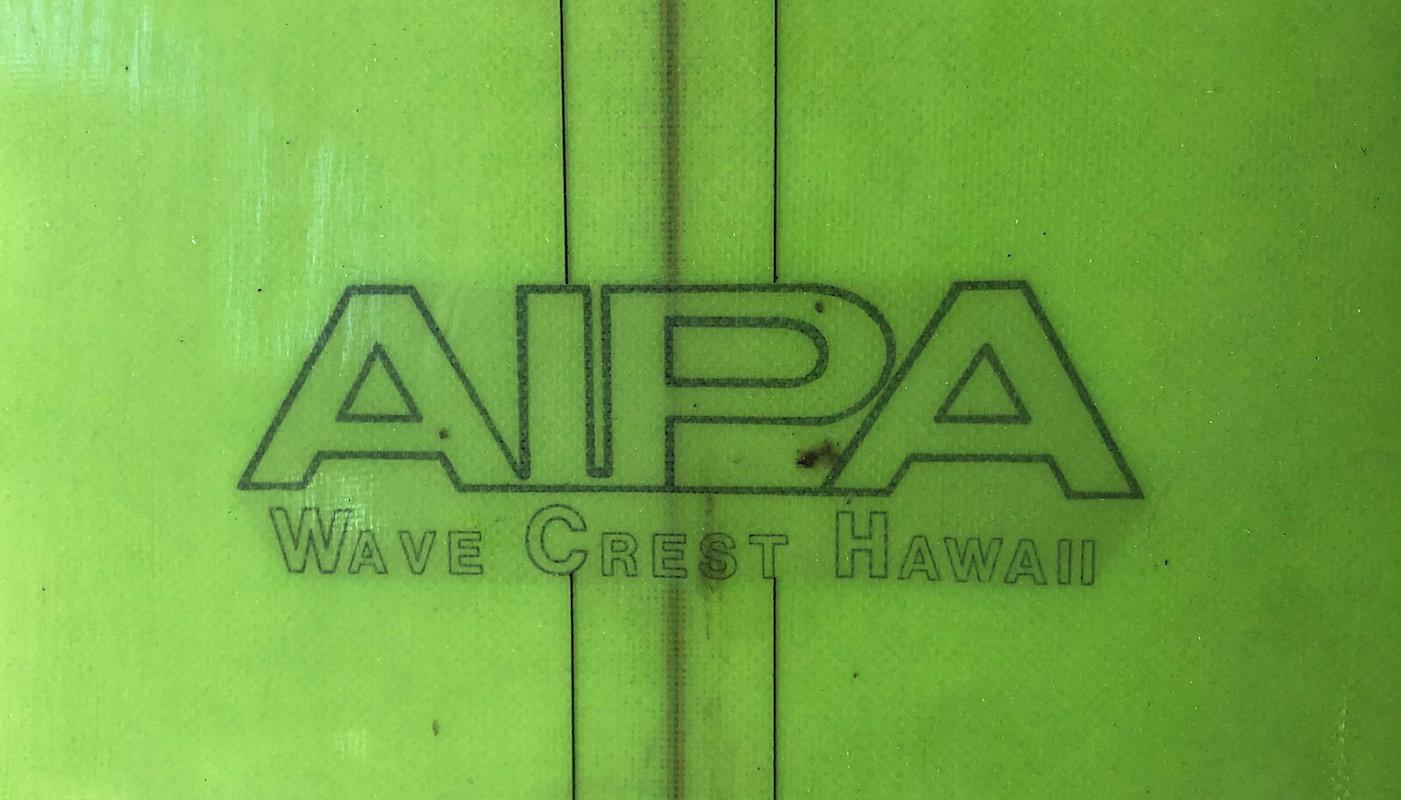 Américain Planche de surf hawaïenne vintage Aipa à éclisses de vagues des années 1970 en vente