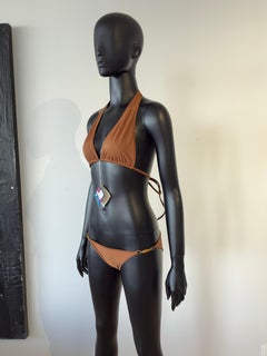 1970s VINTAGE BALTRIK oyster colour bikini - never been worn!