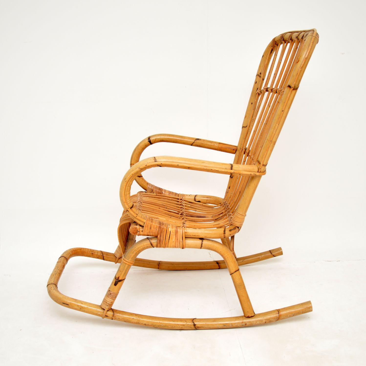 vintage bamboo armchair