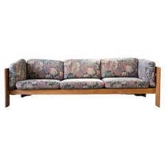 1970 Vintage Bastiano Style Oak Sofa