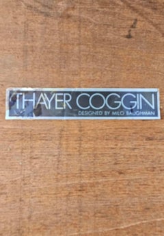 1970s Vintage Boho Tagged Milo Baughman for Thayer Coggin Dining Table