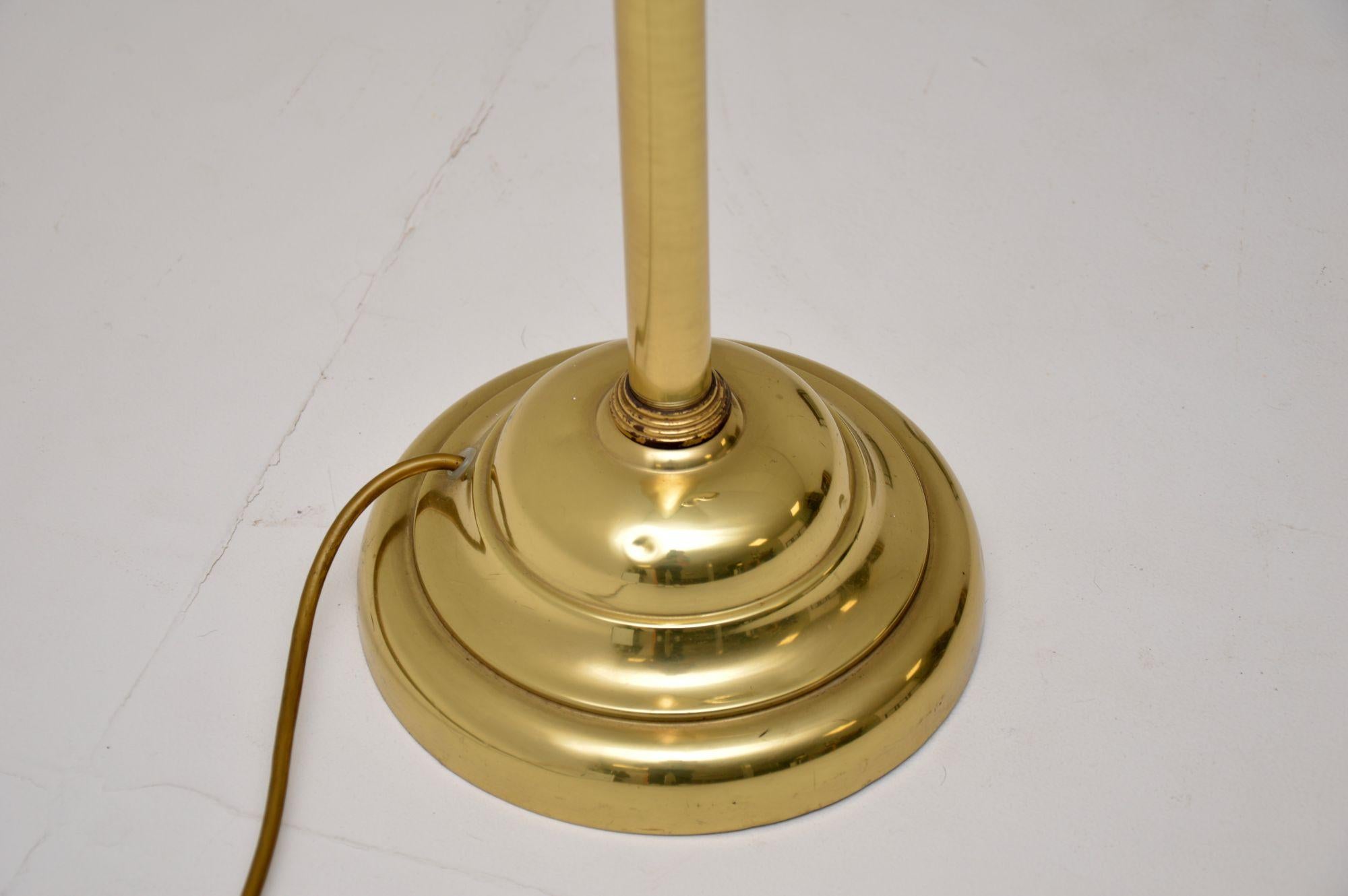 1970s Vintage Brass Adjustable Floor Lamp 3