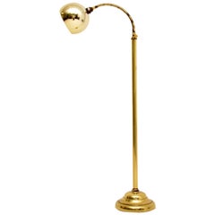 1970s Vintage Brass Adjustable Floor Lamp