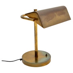1970s Vintage Brass Desk Lamp