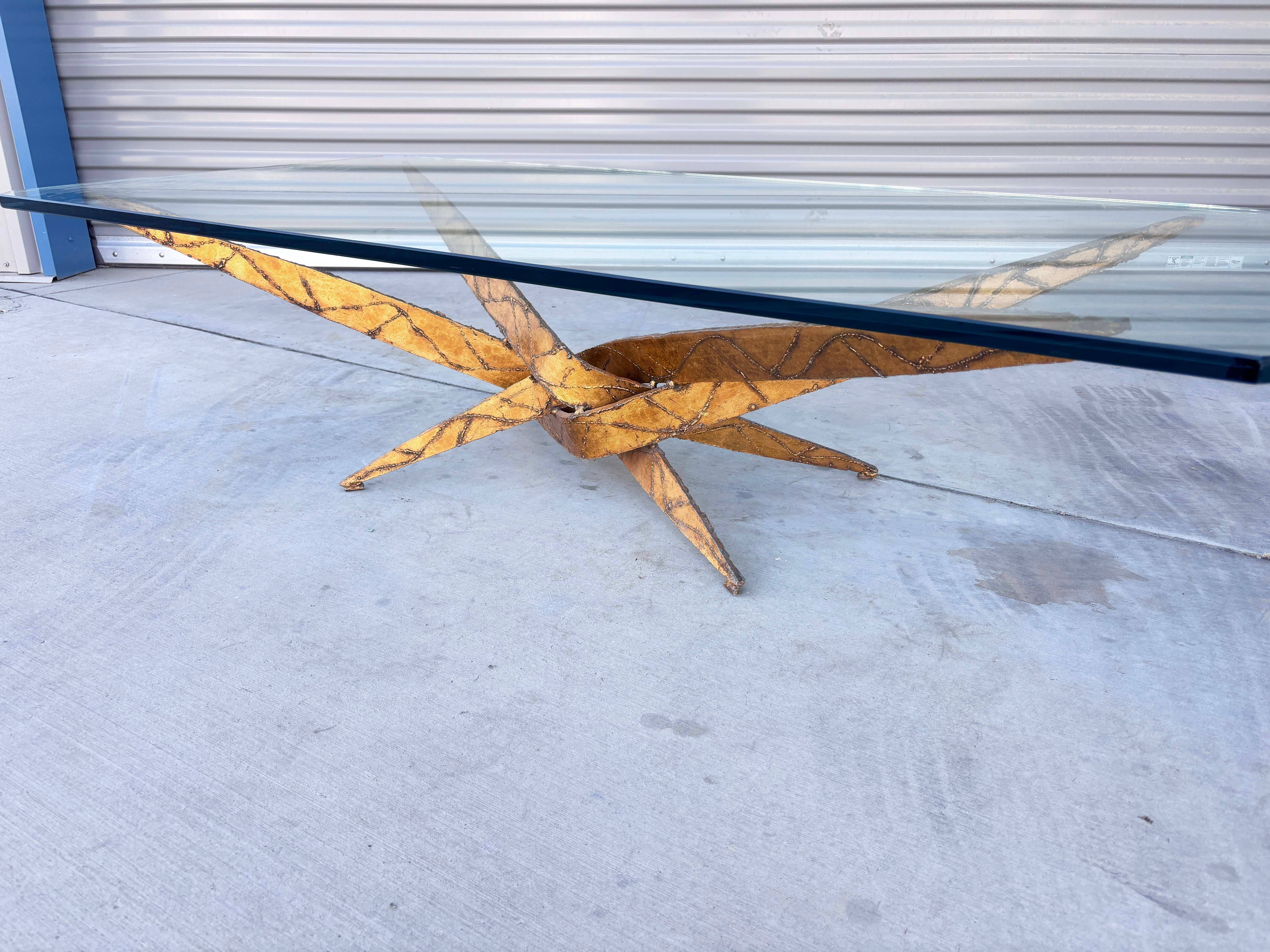 1970s Vintage Brutalist Coffee Table by Silas Seandel For Sale 3