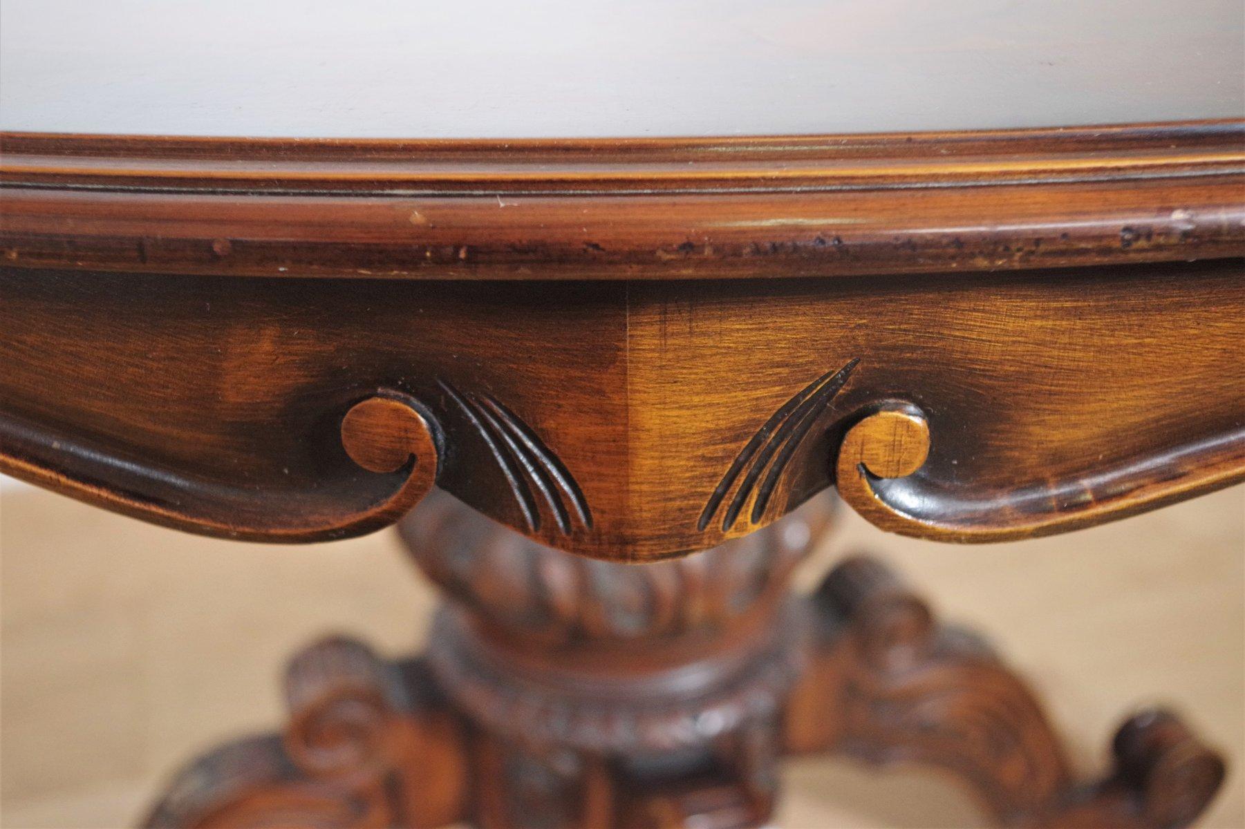 1970s Vintage Burl Wood Table - Classic Mid-Century Charm For Sale 9