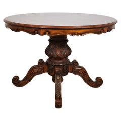 1970s Vintage Burl Wood Table - Classic Mid-Century Charm