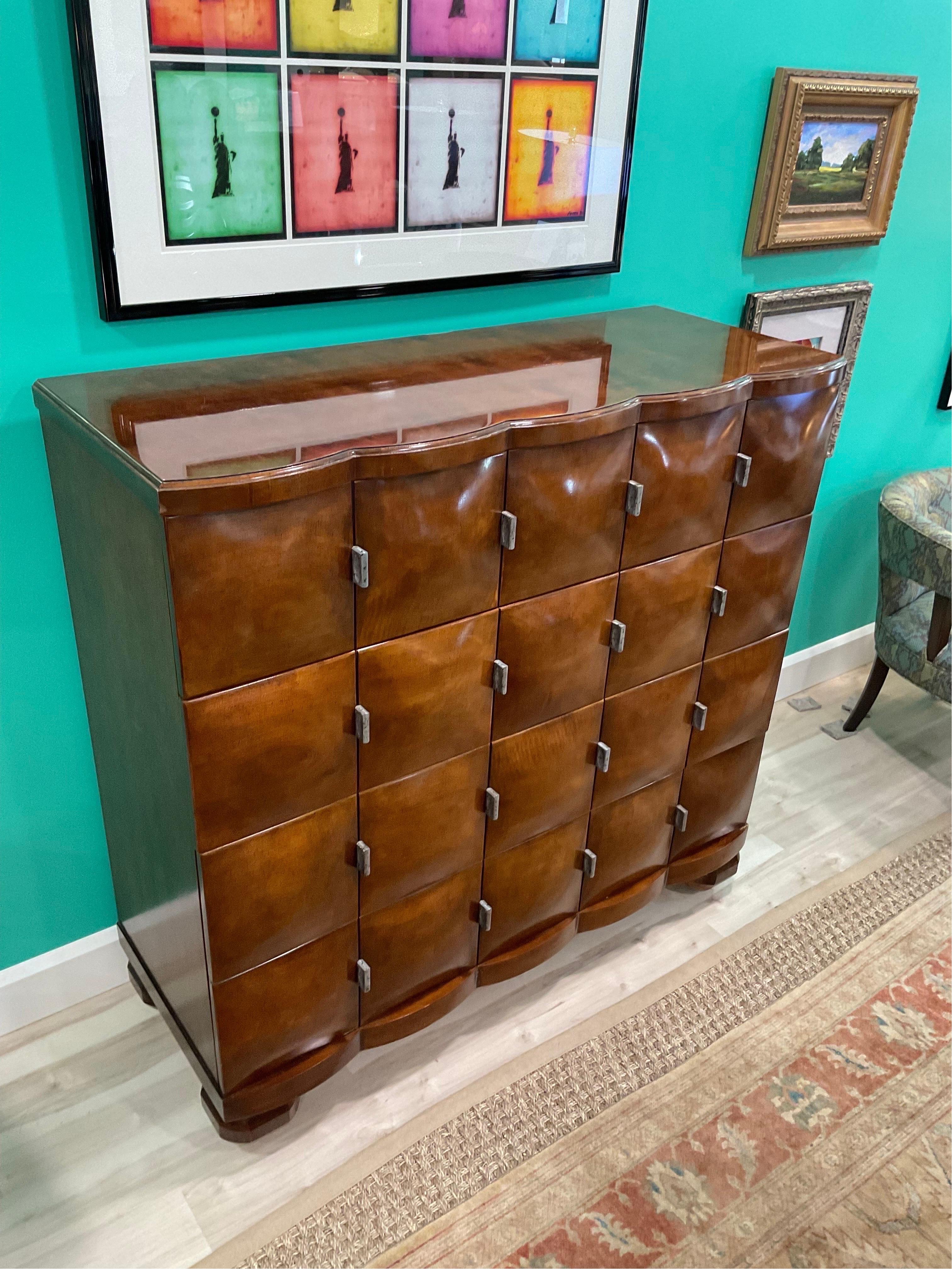 Beaux Arts 1970s Vintage Century Furniture Omni Collection 4 Drawer Chest For Sale