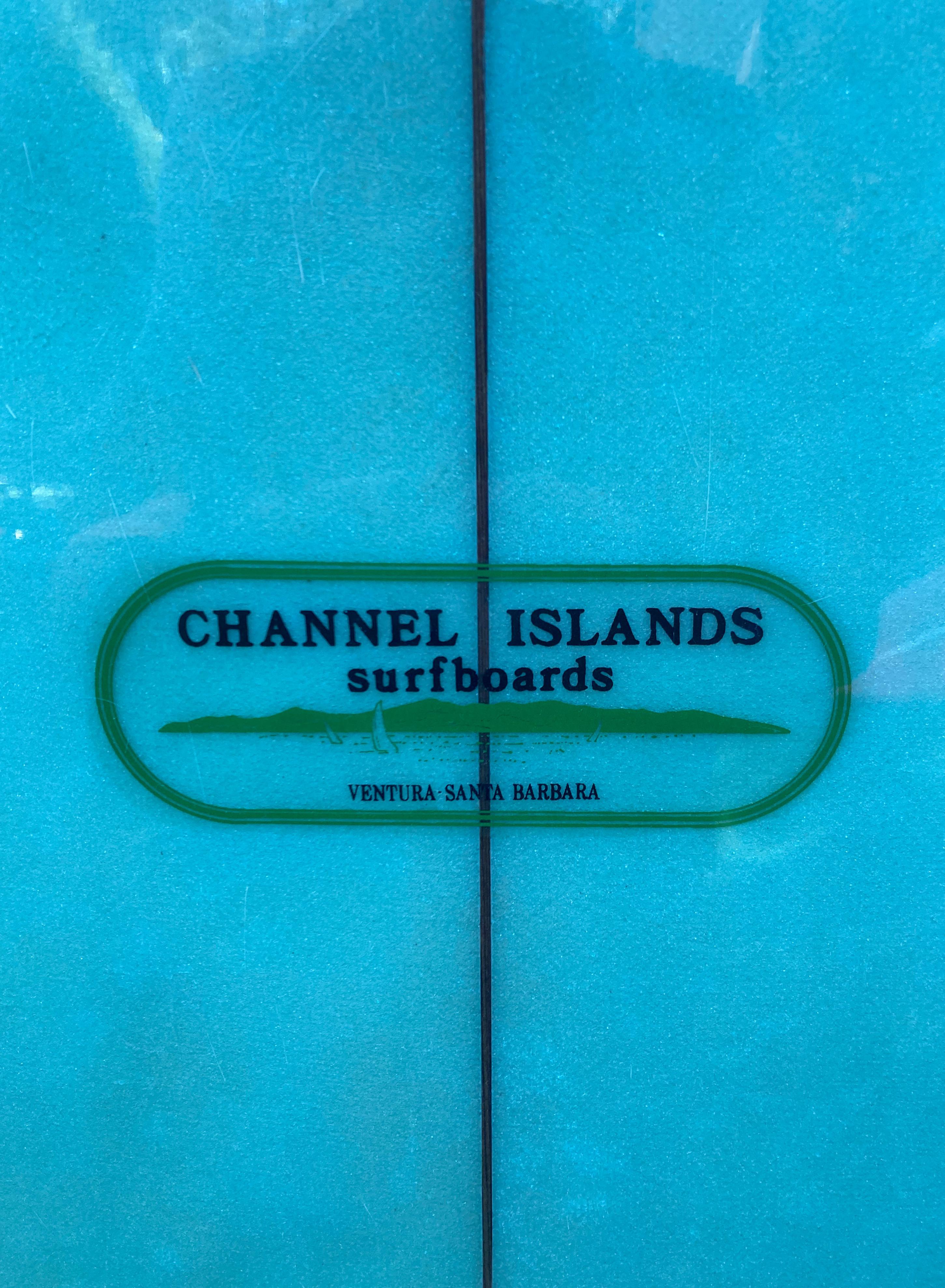 American 1970s Vintage Channel Islands Surfboard Shaped by Al Merrick