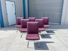 1970s Vintage Chrome Dining Chairs by Milo Buaghman for Thayer Coggin - Set of 6