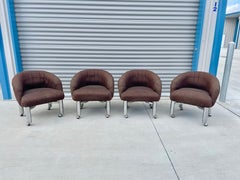 1970s Vintage Chrome Dining Chairs