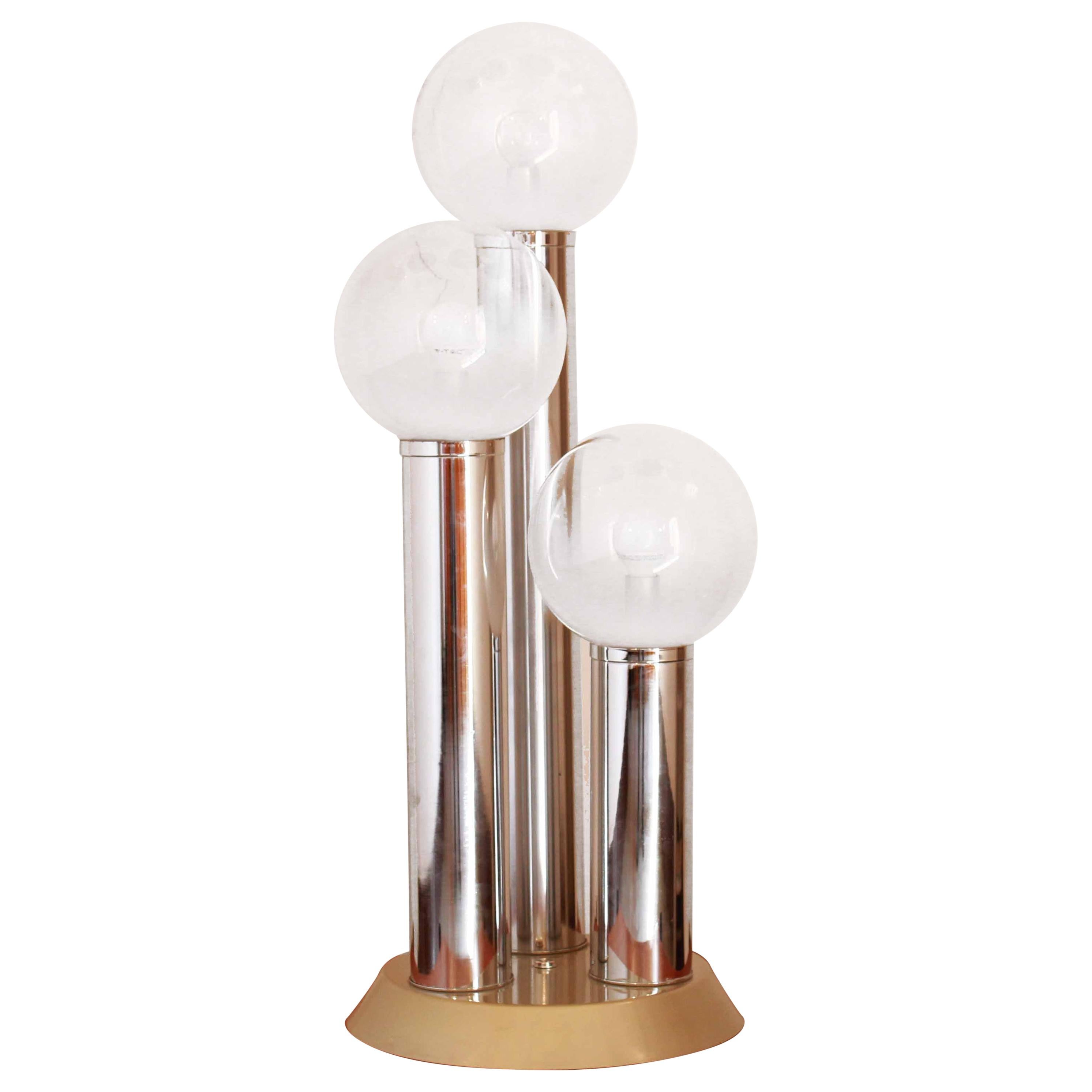 1970s Vintage 3 Glass Globe Floor Lamp Made in Italy by Mazzega For Sale at  1stDibs