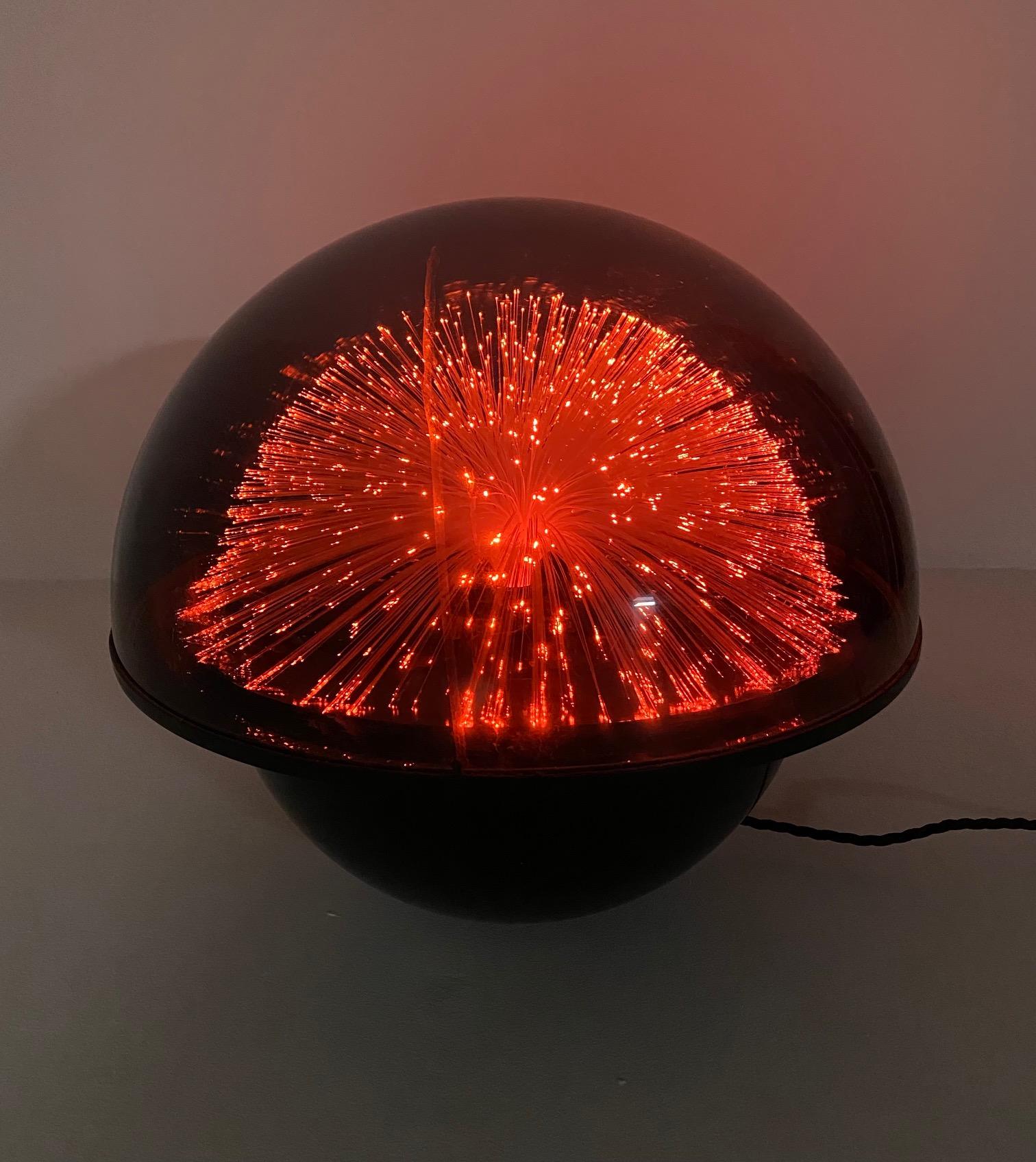 fibre optic lamp vintage