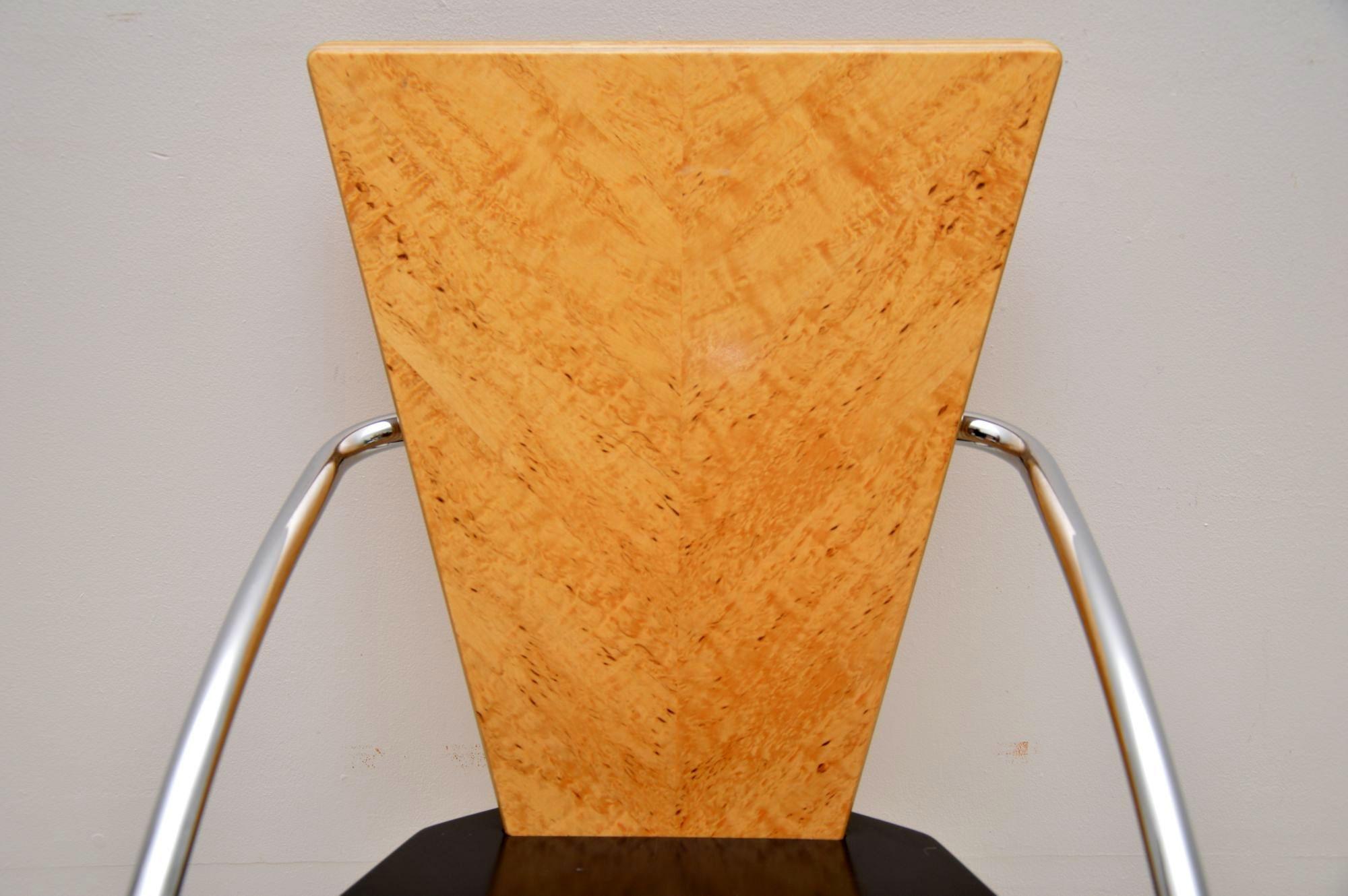 1970s Vintage Danish Desk and Chair by Klaus Wettergren in Burr Maple 10