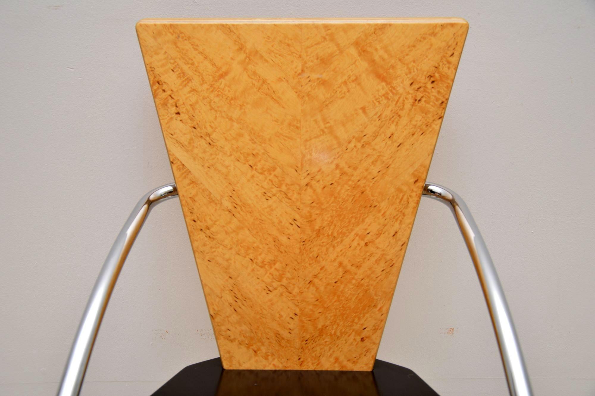 1970s Vintage Danish Desk and Chair by Klaus Wettergren in Burr Maple 10