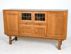 1970s Vintage Danish Oak Sideboard in the Manner of Henning Kjærnulf