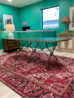 1970s Vintage Drexel European Themes French Country Iron Base Bistro Table