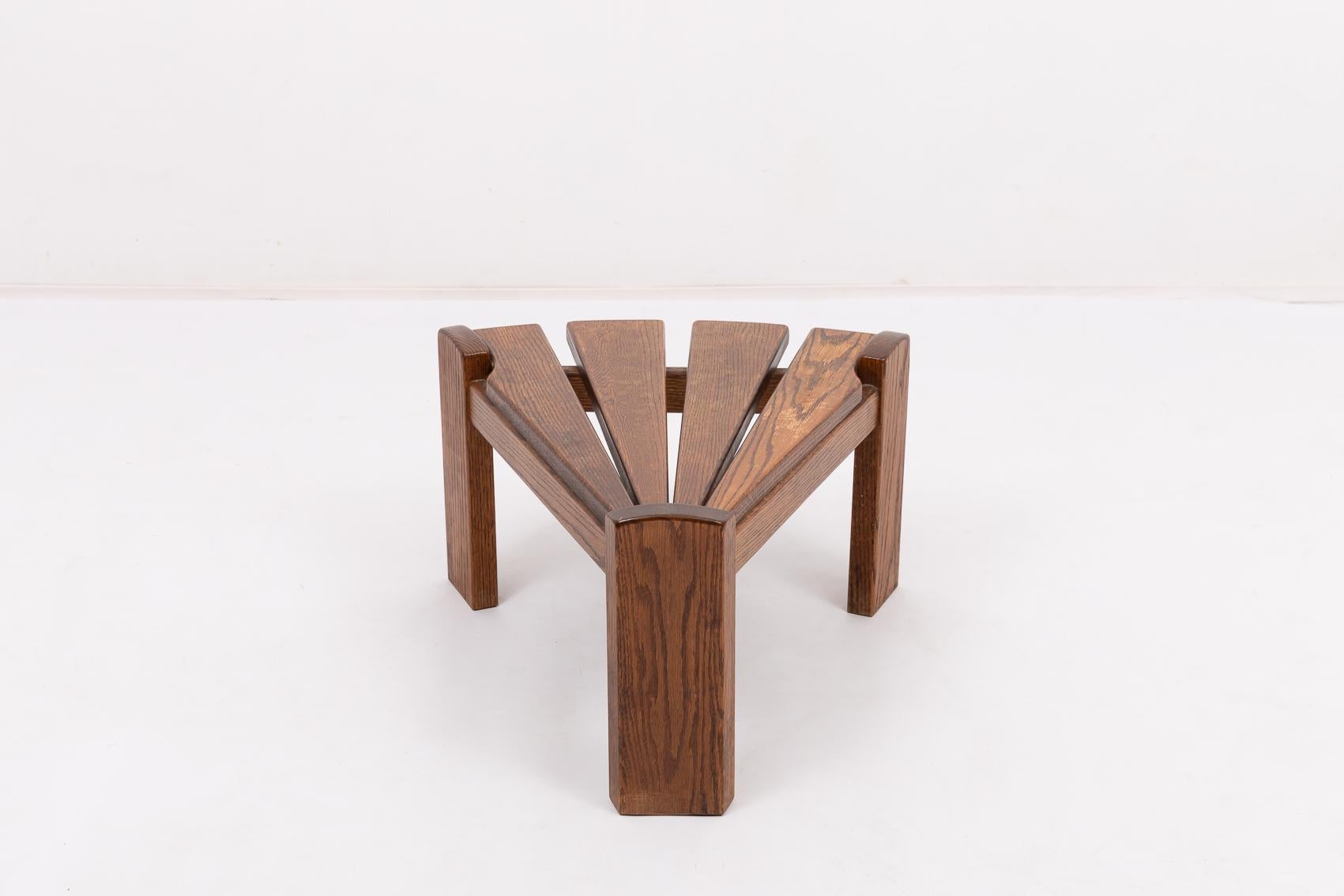 Néerlandais Chaises en chêne teinté design hollandais des années 1970 par Dittmann & Co pour AWA en vente