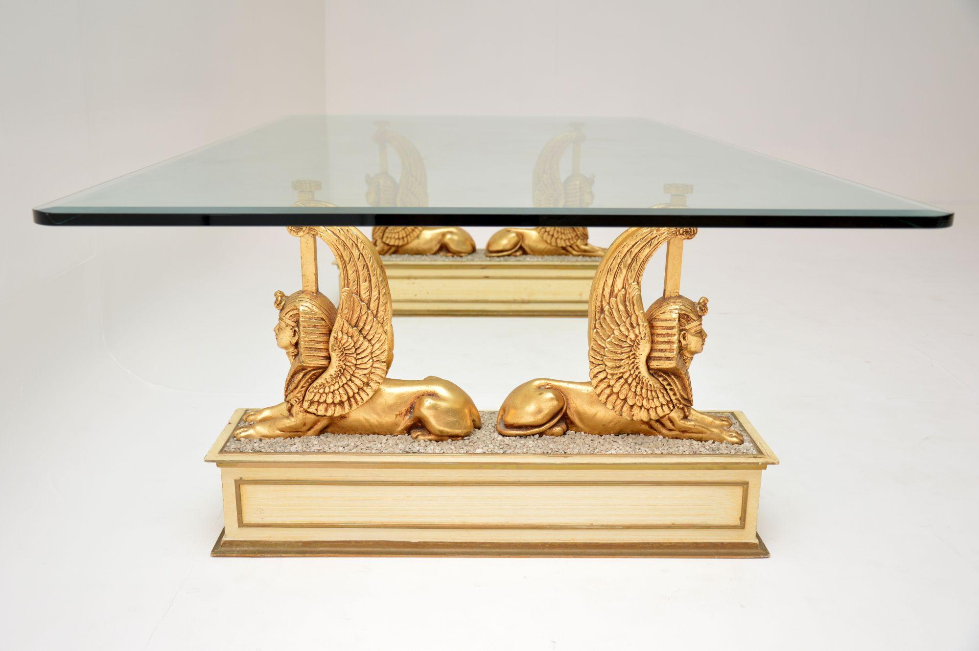 1970's Vintage Egyptian Inspired Coffee Table 4