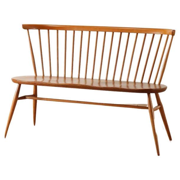 1970s Vintage Ercol Love Seat Bench For Sale at 1stDibs | ercol bench