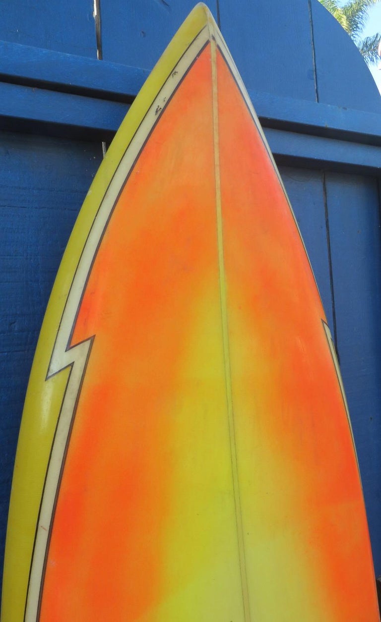 1970s Vintage ET Surfboards Single Fin Surfboard For Sale at 1stDibs