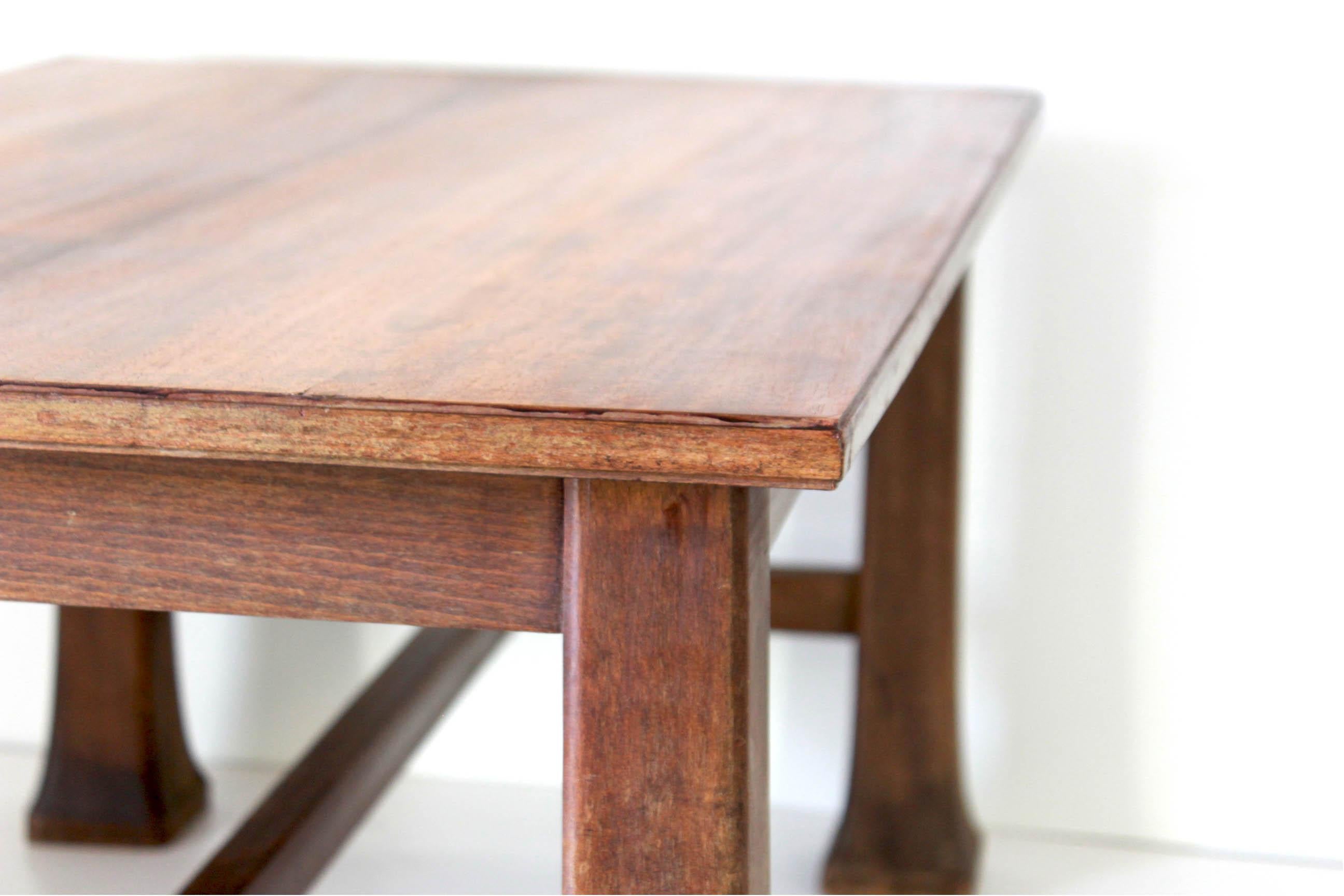 Late 20th Century 1970s Vintage Wood Coffee Table