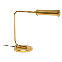 1970's Vintage French Brass Desk Lamp