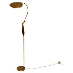 1970's Vintage French Brass Floor Lamp