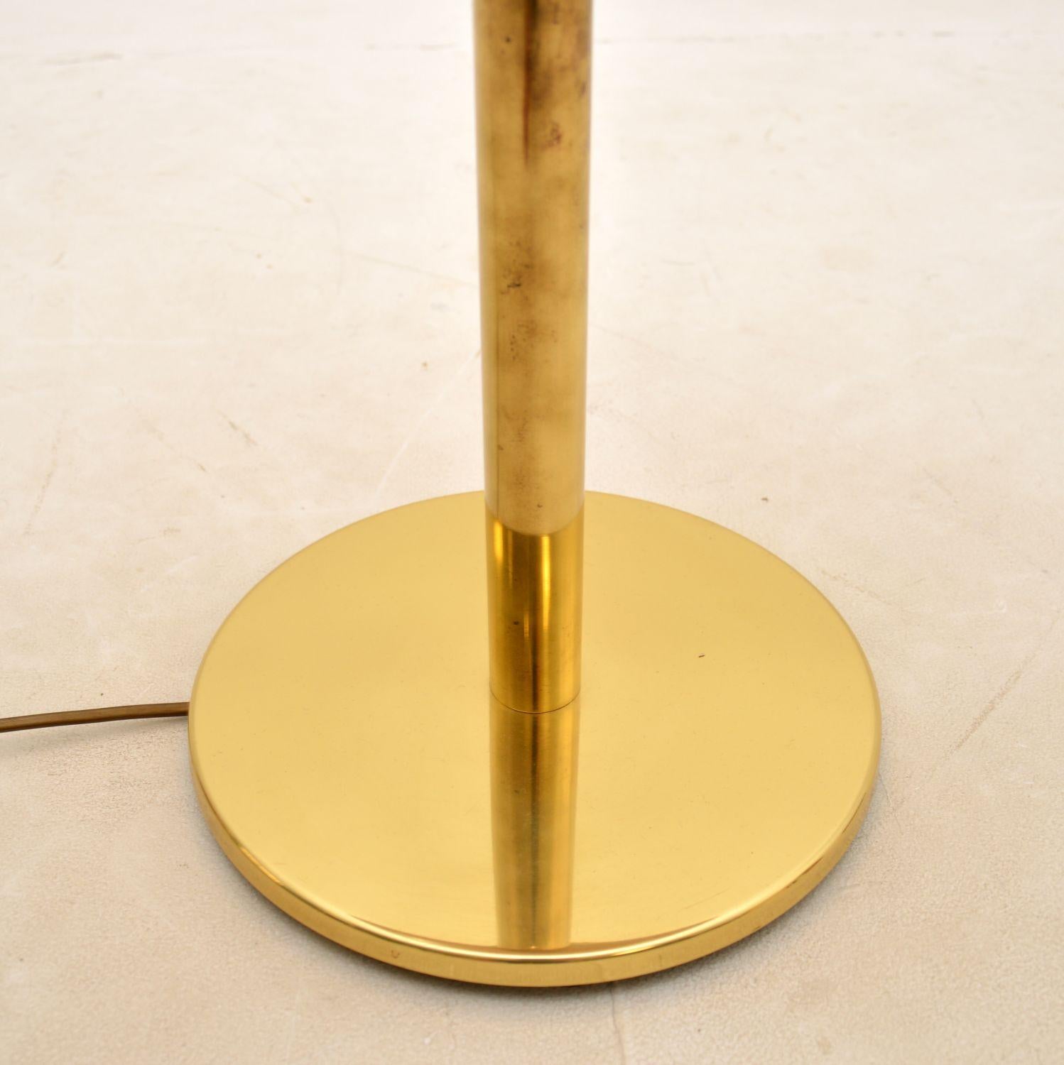 1970s Vintage French Brass Table Lamp For Sale 2