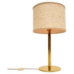 1970s Vintage French Brass Table Lamp