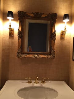 Vintage French Gilded Gold Framed Wall Mirror