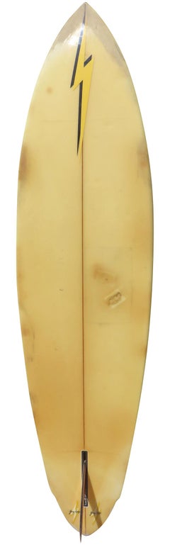 1970s Vintage Gerry Lopez Lightning Bolt Surfboard